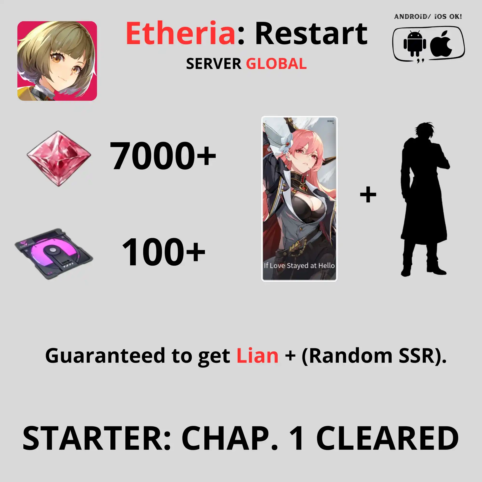 Global Server | Rubby : 7000+, Disc : 100~120+, Lian