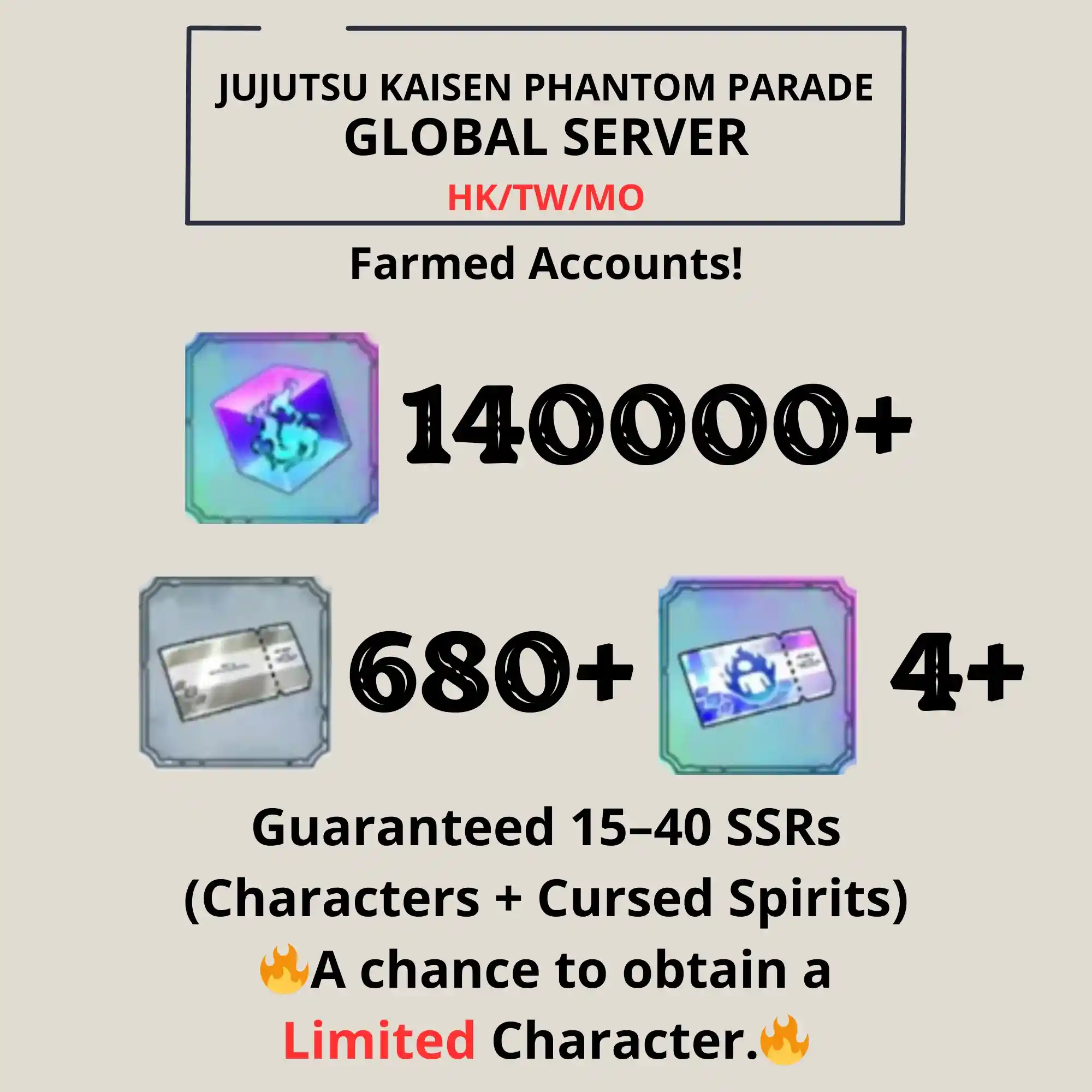 Jujutsu Kaisen Global Server | 140000+ Cube🔥