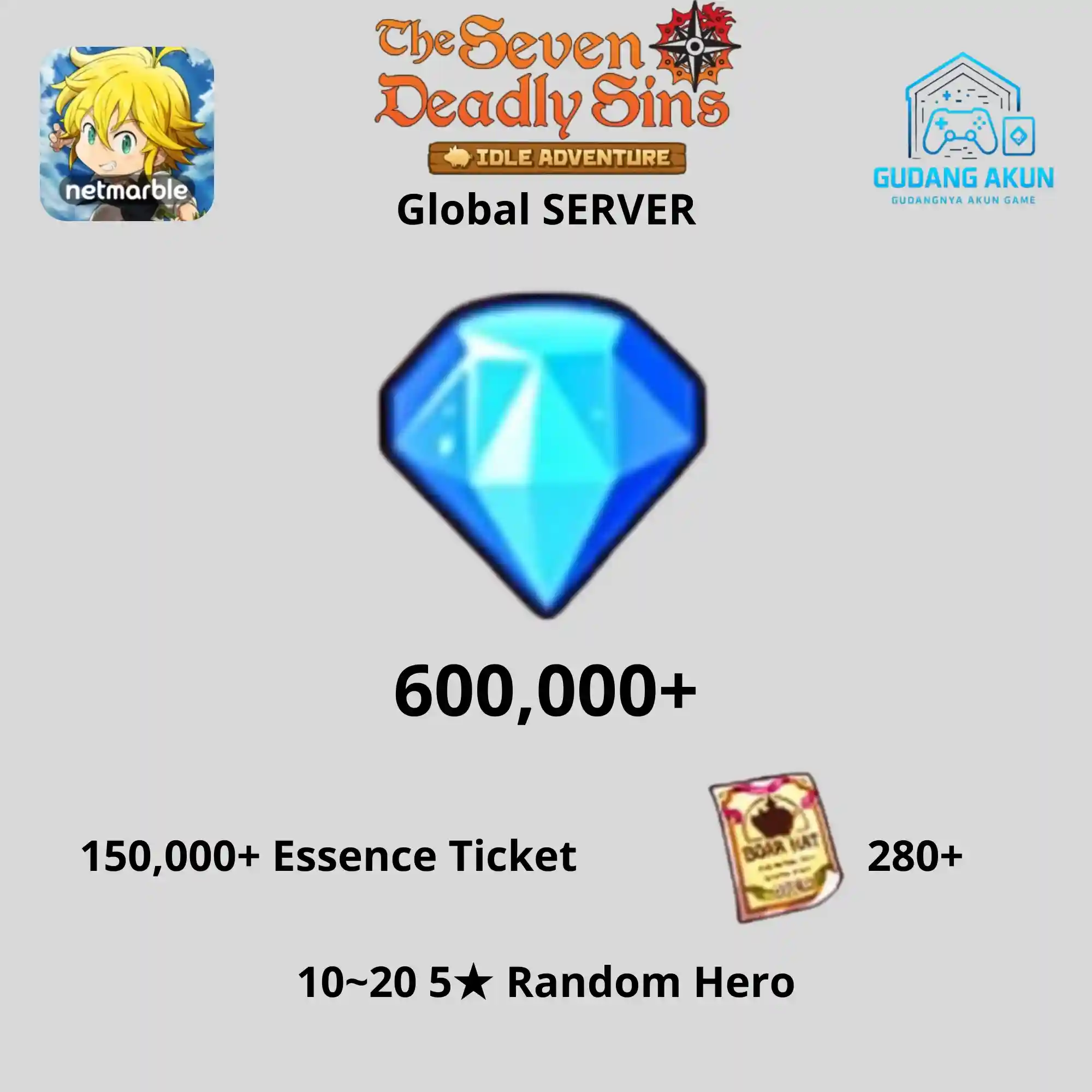 Global Server | DM 600K+